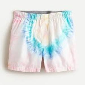 J Crew boxer underwear L NEW tye dye